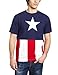 Captain America Cut & Sew Applique T-Shirt