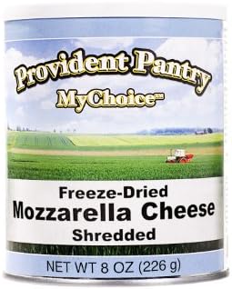 Provident Pantry® MyChoiceTM Freeze-Dried Mozzarella Shredded Cheese 9oz.