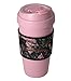 Mossy Oak Travel Mug With Break-Up Pink Camo Sleeve- 16 oz - Pink