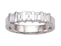 1.00 cttw Karina B(tm) Emerald Cut Diamonds Band - Platinum, 18kt White or Yellow Gold
