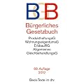 B�rgerliches Gesetzbuch BGB: Mit Allgemeinem Gleichbehandlungsgesetz, BeurkundungsG, BGB-Informationspflichten-Verordnung, Einf�hrungsgesetz, ... und Wohnungseigentumsgesetz