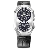 Philip Stein Men's 3-G-CRB-AB Signature Black Alligator Leather Strap Watch