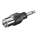 Audio-Adapter 3.5 mm mono Stecker auf Kupplung