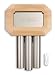 Heath Zenith SL-6287 Wireless Door Chime, Cherry with Mirror Insert