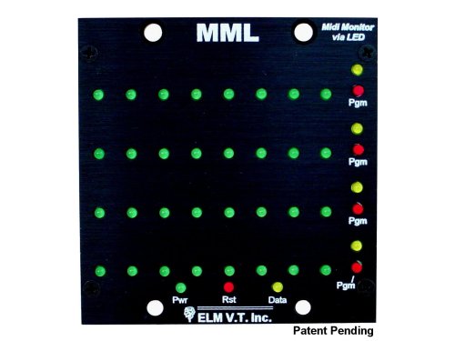 MML Midi Monitor via LED Module