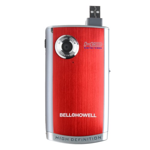 Bell+Howell DV600HD-R High Definition Digital Video Camcorder with Flip USB