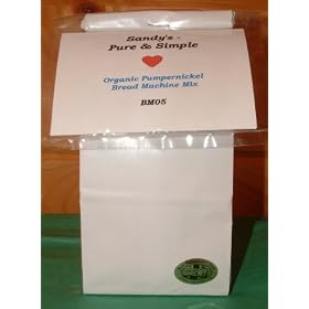 Organic Pumpernickel Bread Machine Mix by Sandy's - Pure & Simple