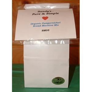 Organic Pumpernickel Bread Machine Mix by 