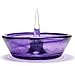 Glass Debowler Purple Soft Glass Ashtray made in U.S.A. by Debowler