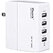 iDsonix 5V 6A 30W Universal AC Wall Charger with Two 5V 2.1A Port and Two 5V 1A Port