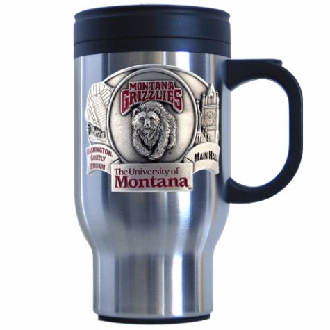 College Travel Mug - Montana Grizzlies