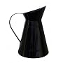 Large Black Enamel Jug