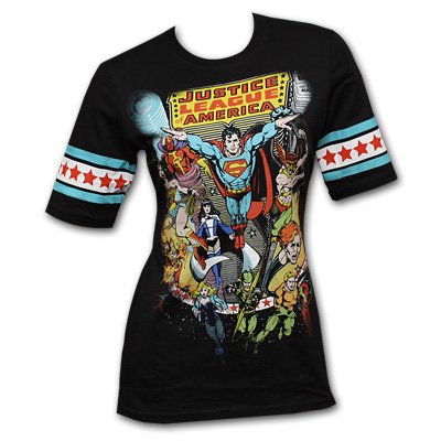  Justice League Raglan Black Juniors Graphic Tee Shirt