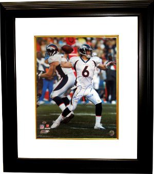 Jay Cutler signed Denver Broncos 16x20 Photo Custom Framed