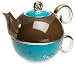 Yedi Houseware Classic Coffee and Tea Blue Saphyre Tea For One