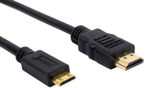 プロテック HDMI-MiniHDMIケーブル ハイスピード Ver.1.3b規格カテゴリー2対応 PHD-AC15 31889