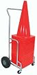 Ez-Roll 28" Cone Cart W/ Pneumatic Wheels