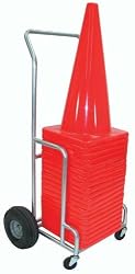 Ez-Roll 28" Cone Cart W/ Pneumatic Wheels