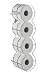 Wenko Super - Loc Wand Toillettenpapier-Ersatzrollenhalter Milazzo, chrom