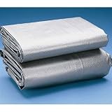 4.6x6.1m (16'x20') Silver Tarp