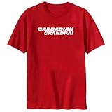 T-Shirt Red  Barbadian Grandpa!  Barbados Country