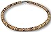Native Treasure Brown Tiger Coco Shell Surfer Necklace or Bracelet - 8mm (5/16)