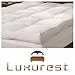 Feather Bed | Pillow Top Mattress Topper | 5 Inch | Free Cover Included | This Luxurious Mattress Pad Is the Perfect Addition to Your Current Mattress. (King)