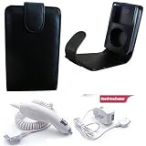Black Leather Case for Apple Ipod Video Mp3 Player (60gb) + Car Charger + Travel Charger for Ipod Video Mp3 Player