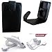Black Leather Case for Apple Ipod Video Mp3 Player (60gb) + Car Charger + Travel Charger for Ipod Video Mp3 Player