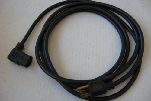 Best Price 9 foot IBM 6952297 Right Angle Computer or tv HIGH GRADE AC Power Cord - This powers items that take this style of cord. hubs switch switchs pc power supply printer laser 3 Prong 9Ft Ac Power Cord Cable Plug for Samsung Toshiba LG Sharp Sony Sceptre RCA Panasonic Philips Mitsubishi Magnavox TV LCD Plasma DLP, Acer Asus HP Samsung ViewSonic Dell Compaq Hanns-G LG Planar Monitor , Screen hospital grade Black color