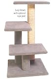 Lucy Cat Tree : Color BEIGE : Size SISAL ON TALLEST LEG