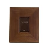 4x6 walnut finish wide wood frame