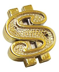 Trik Topz $ Signs Valve Caps pr. " Gold