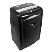 Aurora AS1225CD 12 Sheet Crosscut Paper/Credit Card/CD Shredder with Pullout Basket with Casters