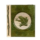 All Natural 80 Photo Handmade Photo Album - Frog Design