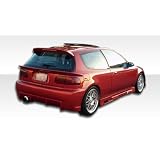 1992-1995 Honda Civic HB 3-Piece Mid Wing Spoiler by DuraFlex