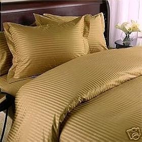 Stripes White 300 Thread Count Full/Queen Duvet Cover Set 100 % Egyptian Cotton 3pc comforter cover set button enclosure