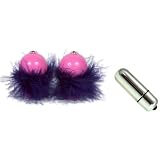 Doc Johnson Naughty Knockers Pink with Purple Marabou Adult Sex Toy Kit