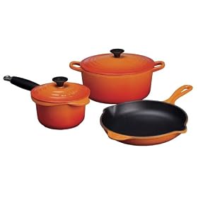 Le Creuset 5 -Piece Essential Set, Flame by Le Creuset