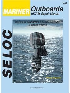 MARINER Outboard 1977-1989, 3, 4 &amp; 6 Cylinder Repair Manual