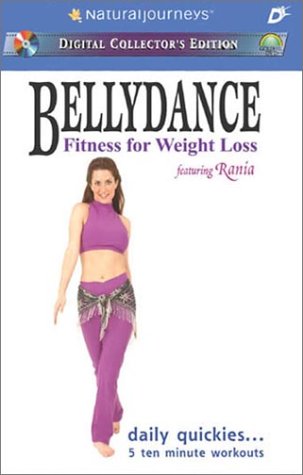 Bellydance Fitness for Weight Loss featuring Rania Daily Quickies... 5 Ten Minute Workouts
