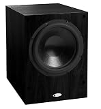 Crystal Acoustics THX Select Certified 12 Subwoofer, Black
