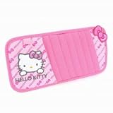 Sanrio Hello Kitty Pink Car Cd/dvd Visor/holder