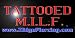 TATTOOED M.I.L.F Metal License Plate