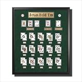 Large Framed Texas Hold'em Picture