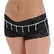 Unique Rhinestone Belly Chain 39 1/2" Adjustable 6 Dangling Strands