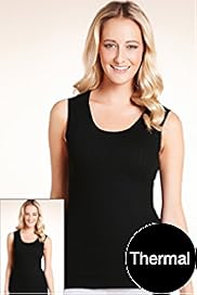 2 Pack Sleeveless Pointelle Thermal Vests