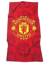Zap Manchester United Red Shadow Crest Printed Towel