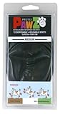 Pawz Black Water-Proof Dog Boots, Medium, Up to 3-Inches