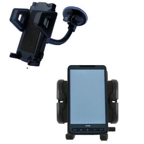 Flexible Car Windshield Holder for the HTC Leo - Gomadic Brand